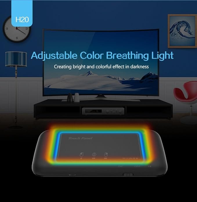 Mini Wireless Keyboard,H20 Mini Keyboard with Touchpad