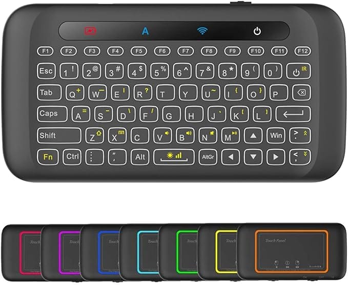 Mini Wireless Keyboard,H20 Mini Keyboard with Touchpad