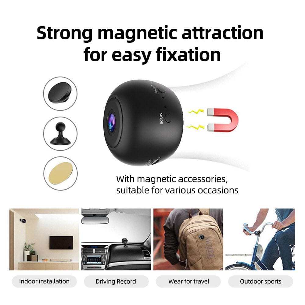 New A10 1080p HD 2MP Magnetic Wifi Mini Camera with PIX LINK App