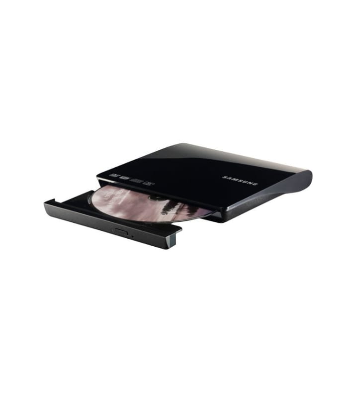 SAMSUNG Slim Portable External DVD Writer USB (8X DVD 24x CD) Black SE-208DB