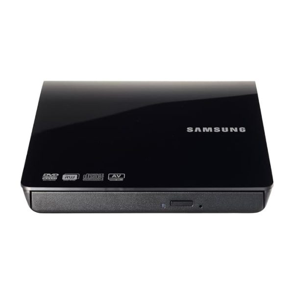 SAMSUNG Slim Portable External DVD Writer USB (8X DVD 24x CD) Black SE-208DB
