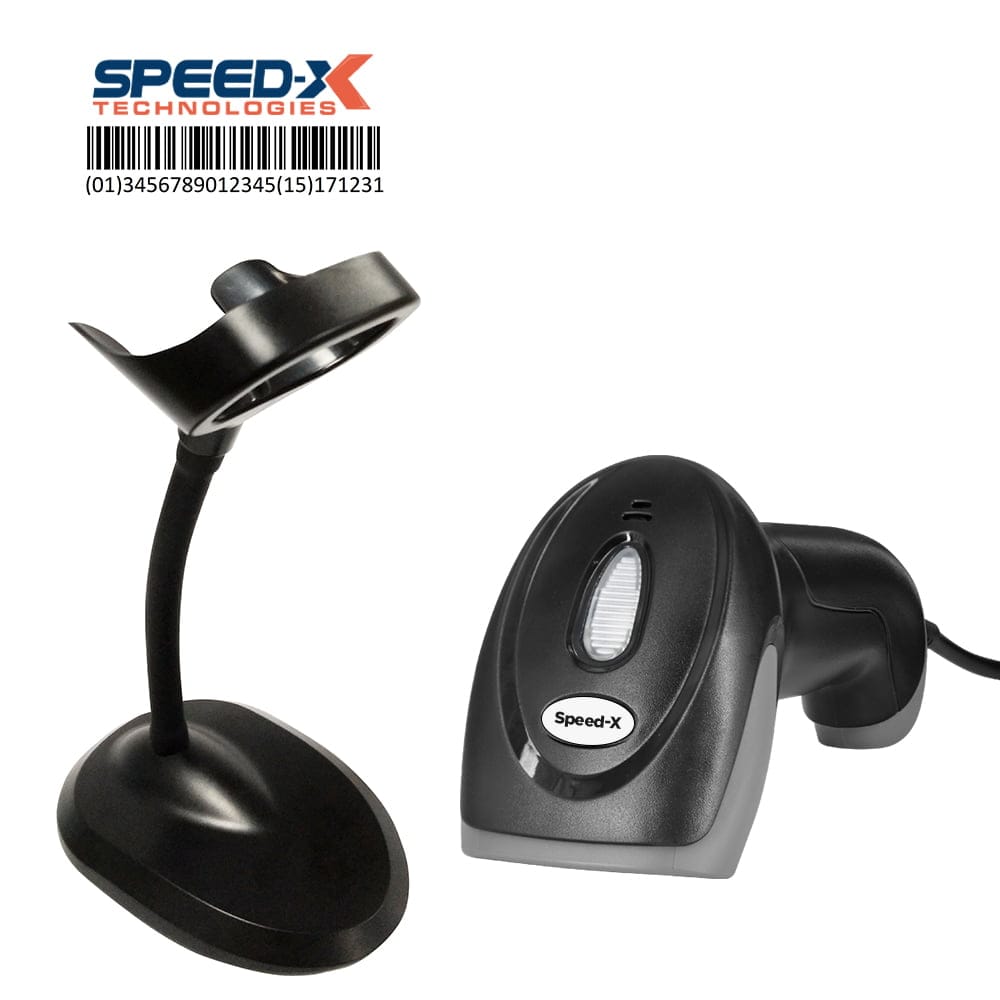 SPEED-X 8400 1D LASER HANDHELD BARCODE SCANNER