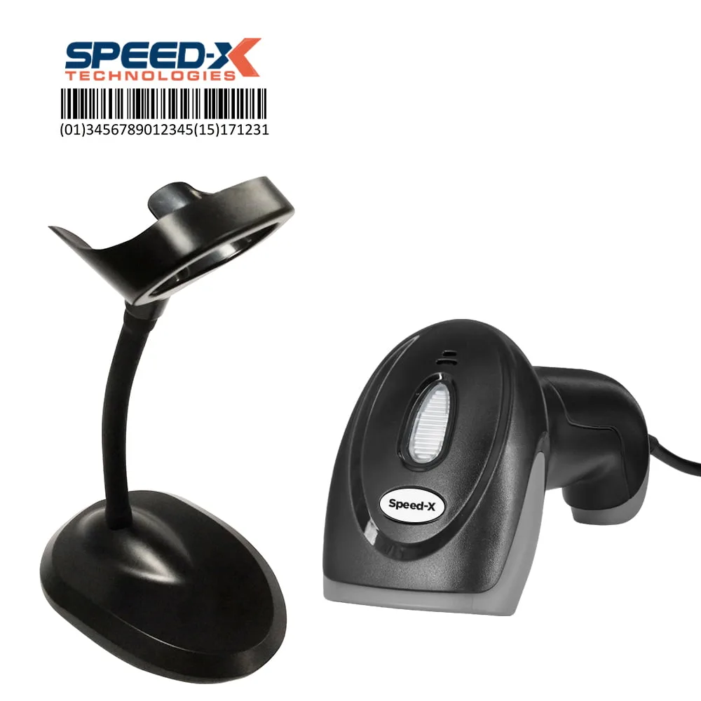 SPEED-X 8400 1D LASER HANDHELD BARCODE SCANNER