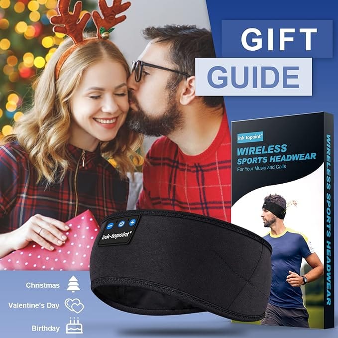 Sleep Headphones,Bluetooth Sport Headband Wireless Music Sleeping Headphones