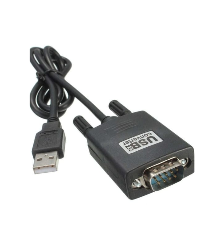 _USB To Serial Port RS232 Converter Cable – Black USB To Serial Port RS232 Converter Cable – Black
