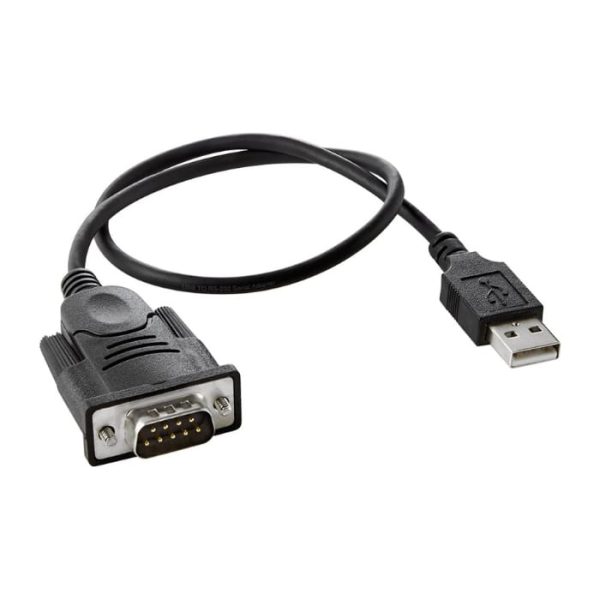 USB To Serial Port RS232 Converter Cable – Black