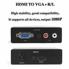 VGA To HDMI Box (Brown Box)