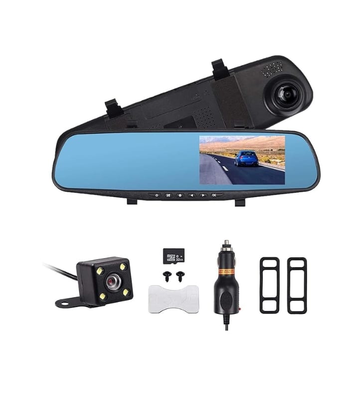 Vehicle Blackbox DVR with Dual Camera
