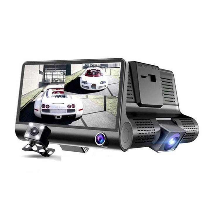 WDR Dashcam 3 Camera Lens Video Car DVR Full HD 1080P