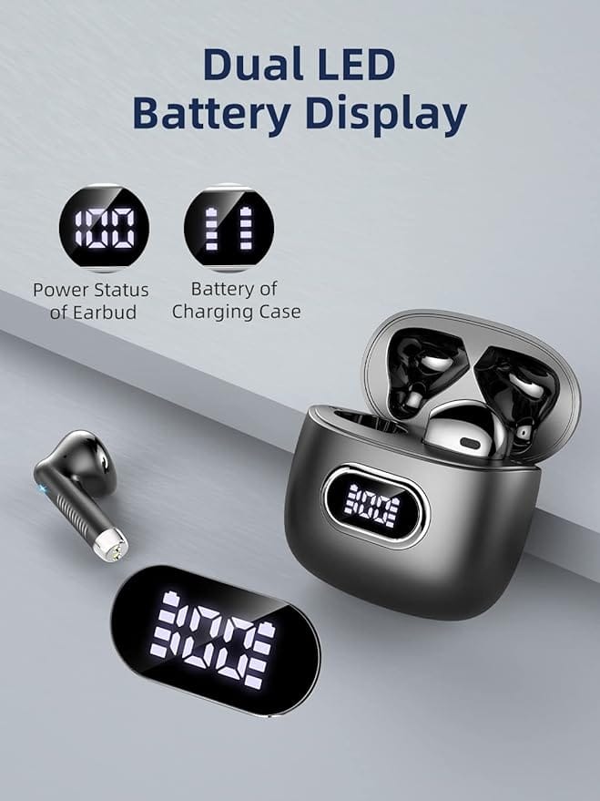 Wasart Wireless Earbud, Bluetooth 5.3 Earbuds