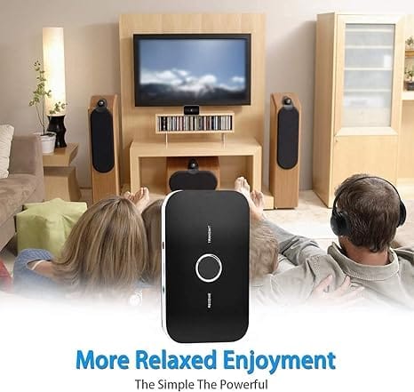 Wireless Bluetooth 2-In-1 B6 Audio Receiver and Transmitter