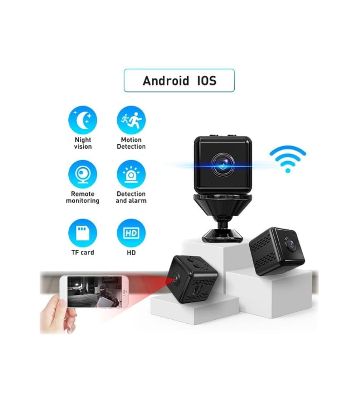 X9 1080p Hd 2mp Magnetic Wifi Mini Camera With FtyCamPro App
