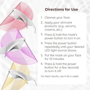 LED Light Therapy Mask 7 Colors LED Mask for Clear Skin -1284