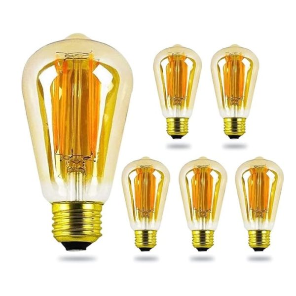 AcornSolution Vintage Edison LED Light Bulb Exposed Filament