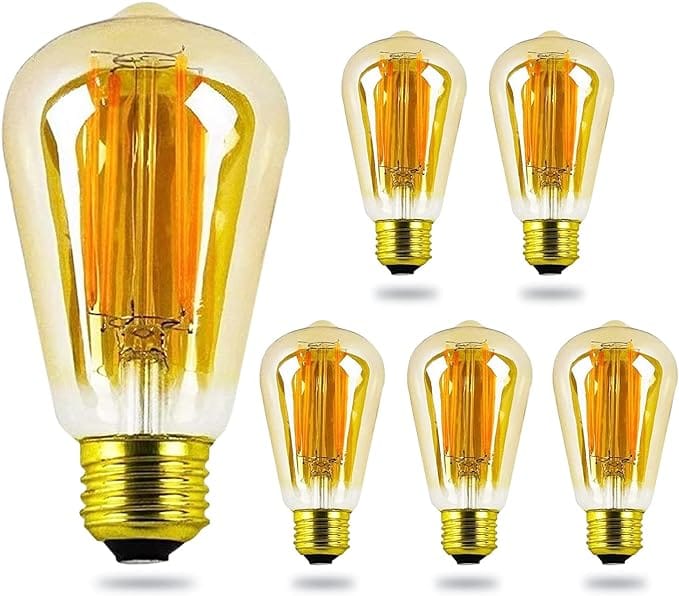 AcornSolution Vintage Edison LED Light Bulb Exposed Filament