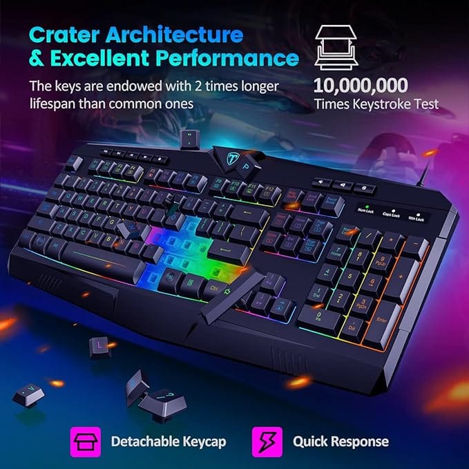 Dacoity Gaming Keyboard And Mouse RGB