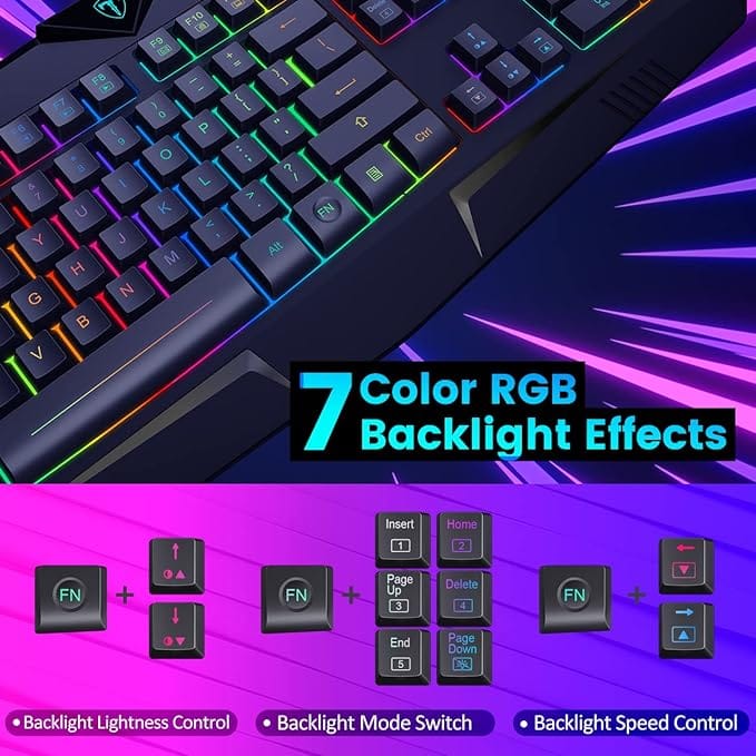 Dacoity Gaming Keyboard And Mouse RGB