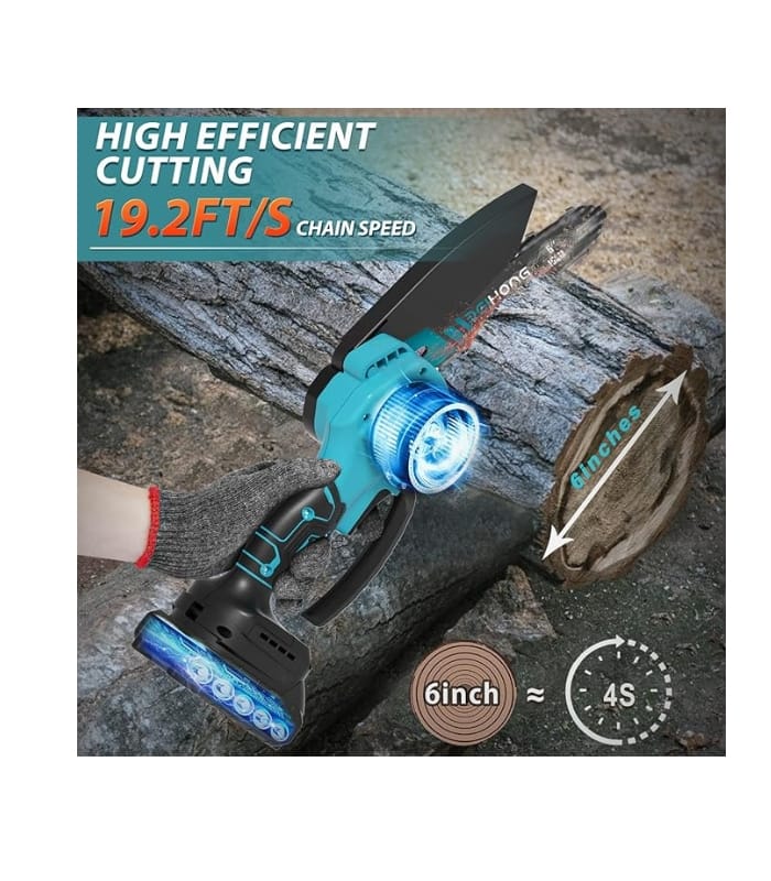 _Deihong Mini Chainsaw 6-Inch with Battery, Cordless Power Chain Saws with Security Lock (1) Deihong Mini Chainsaw 6-Inch with Battery, Cordless Power Chain Saws with Security Lock
