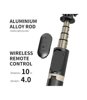 Gimble Q08 Stabilizer for Smartphone with Extendable Bluetooth Selfie Stick and Tripod