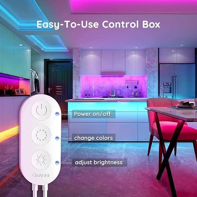 Govee 16.4ft LED Strip Lights, Color Changing Light Strips with Remote