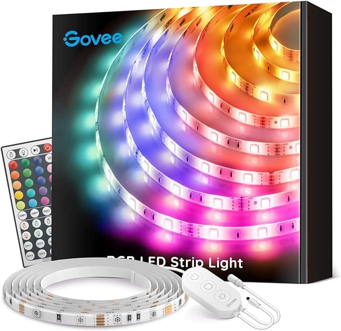 Govee 16.4ft LED Strip Lights, Color Changing Light Strips with Remote