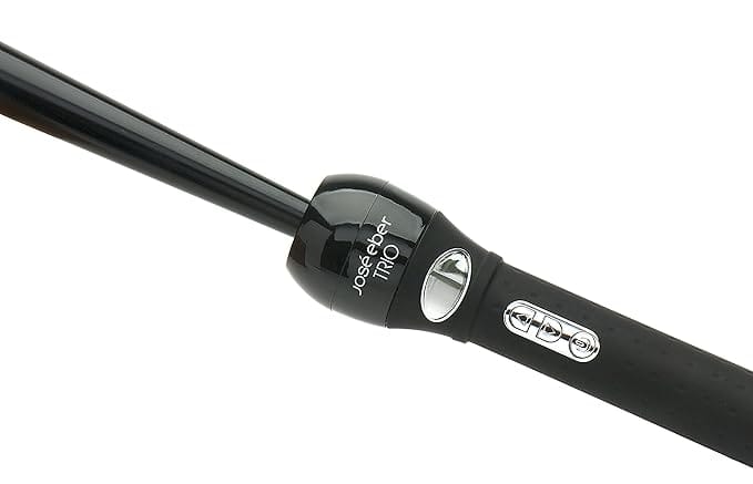 Jose Eber 3-in-1 Digital Clipless Curling Iron, Trio, Adjustable Temperature, Multiple Barrels