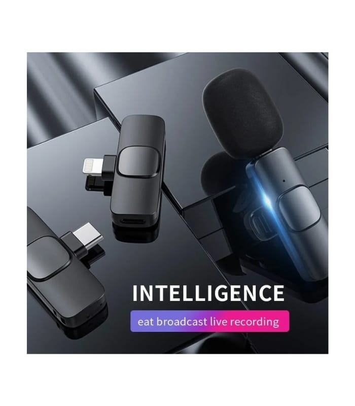 _K9 Dual Wireless Lavalier Collar Microphones C-Type & iPhone (2) K9 Dual Wireless Lavalier Collar Microphones C-Type & iPhone