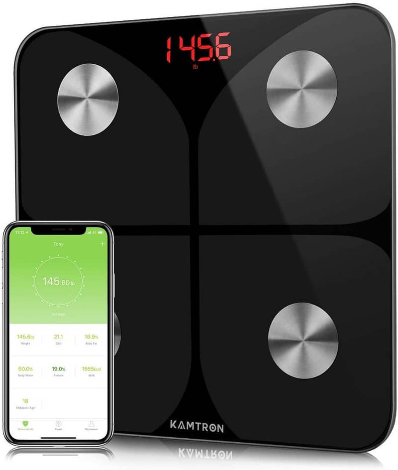KAMTRON Scales for Body Weight Body Composition Analyzer Monitor