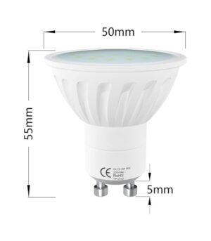 LAMPAOUS 5W LED GU10 Bulb Warm White Gu10 LED Lights,450lm Super Bright GU10 LED 50W