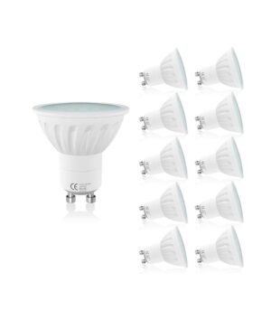 LAMPAOUS 5W LED GU10 Bulb Warm White Gu10 LED Lights,450lm Super Bright GU10 LED 50W