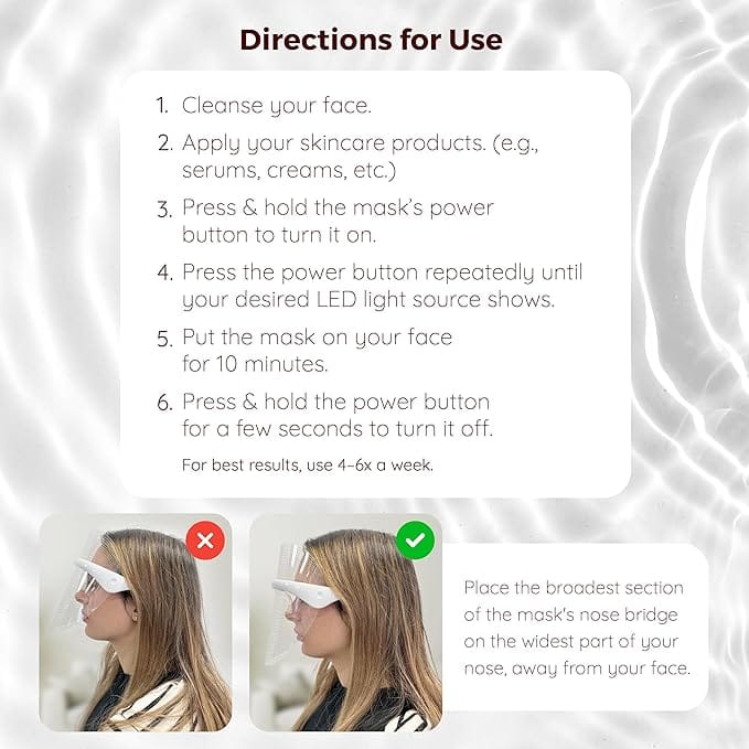 LED Light Therapy Mask 7 Colors LED Mask for Clear Skin