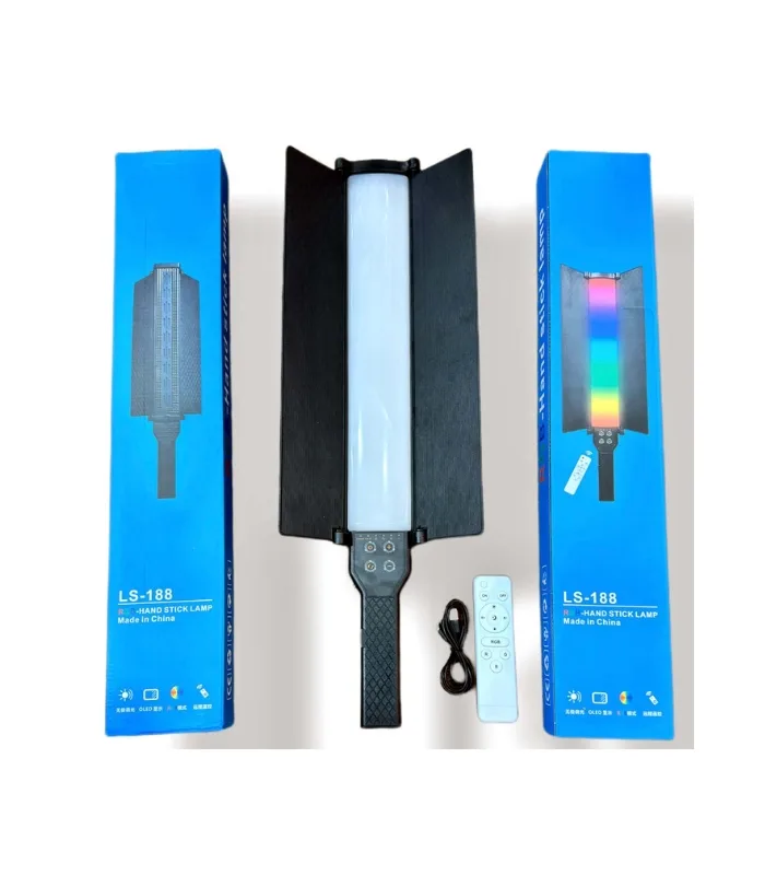 LS-188 RECHARGABLE RGB Hand Stick Lamp