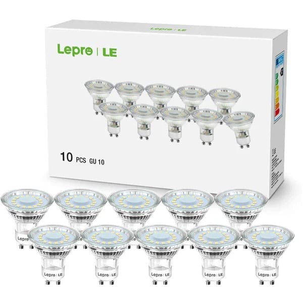 Lepro LE 4W GU10 LED Light Bulbs 10 Pack | PR200060-DW-EU-10