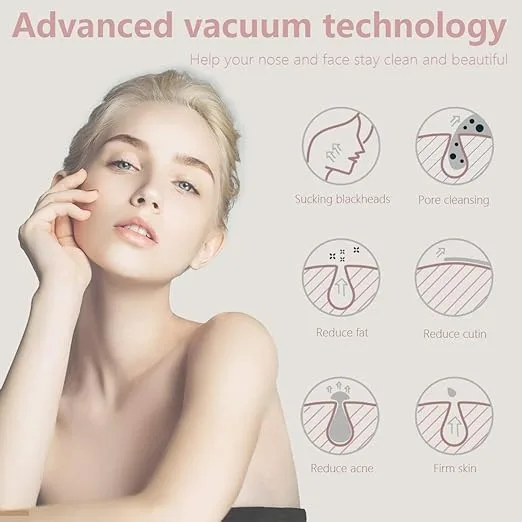 Mosen M1905 Blackhead Remover -Pink,5 Adjustable Level