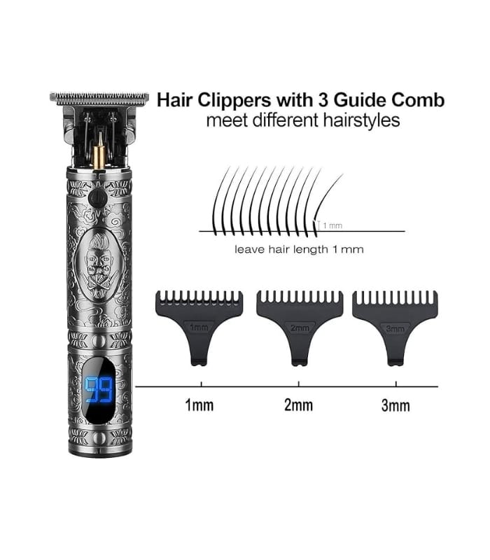 Suttik Hair Trimmer for Men, Professional Hair Clippers for Barber, Beard Trimmer for Men