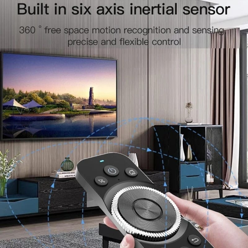 W1S 2.4G Air Mouse Remote Control Built-in 6-Axis Gyroscope Sensor for Android Tv Box