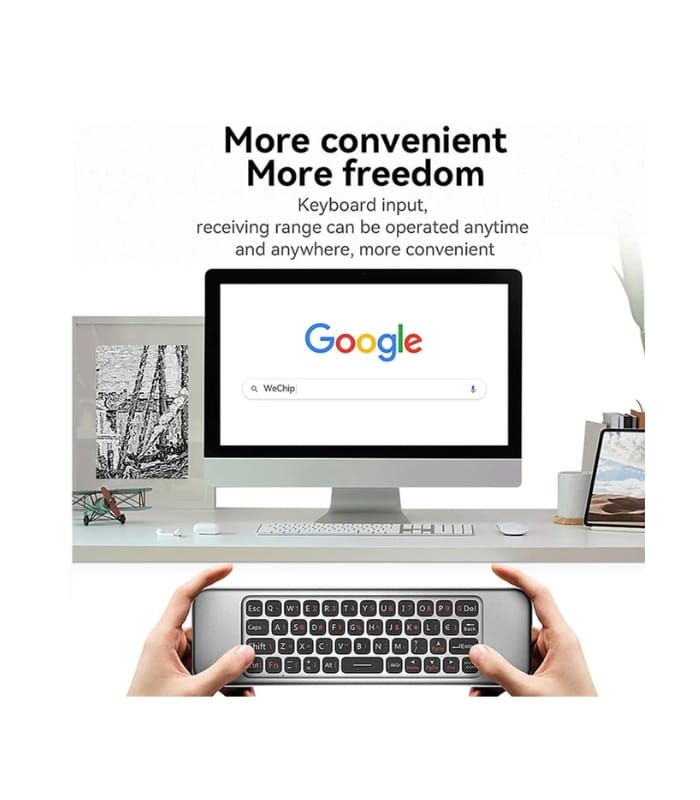 Wechip W3 Air Mouse Remote 2.4Ghz 4 In 1