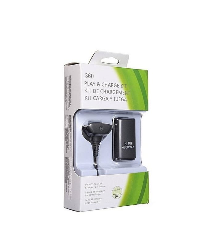 _XBOX 360 BATTERY PACK 2 IN 1 (2) XBOX 360 BATTERY PACK 2 IN 1