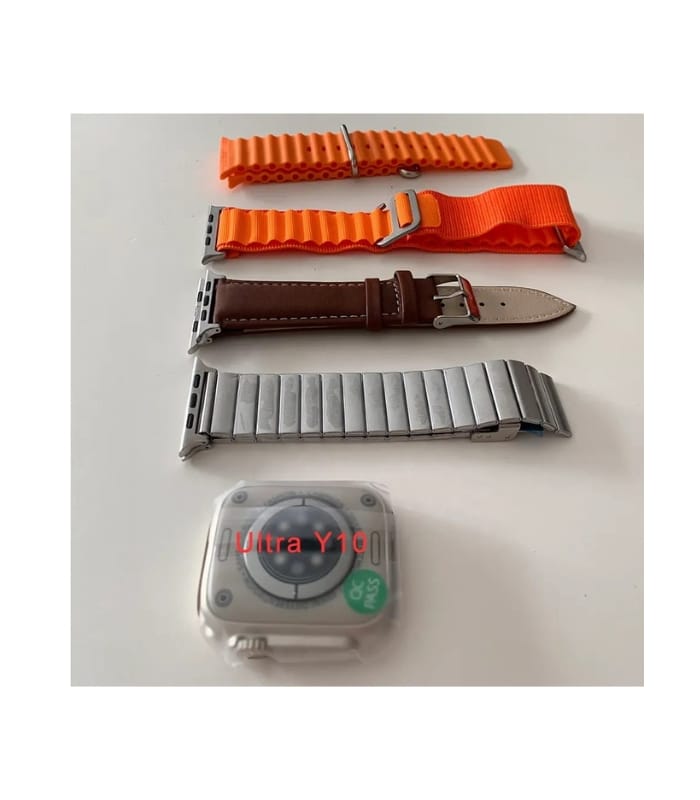 Y10 Ultra Smart Watch With 4 Straps