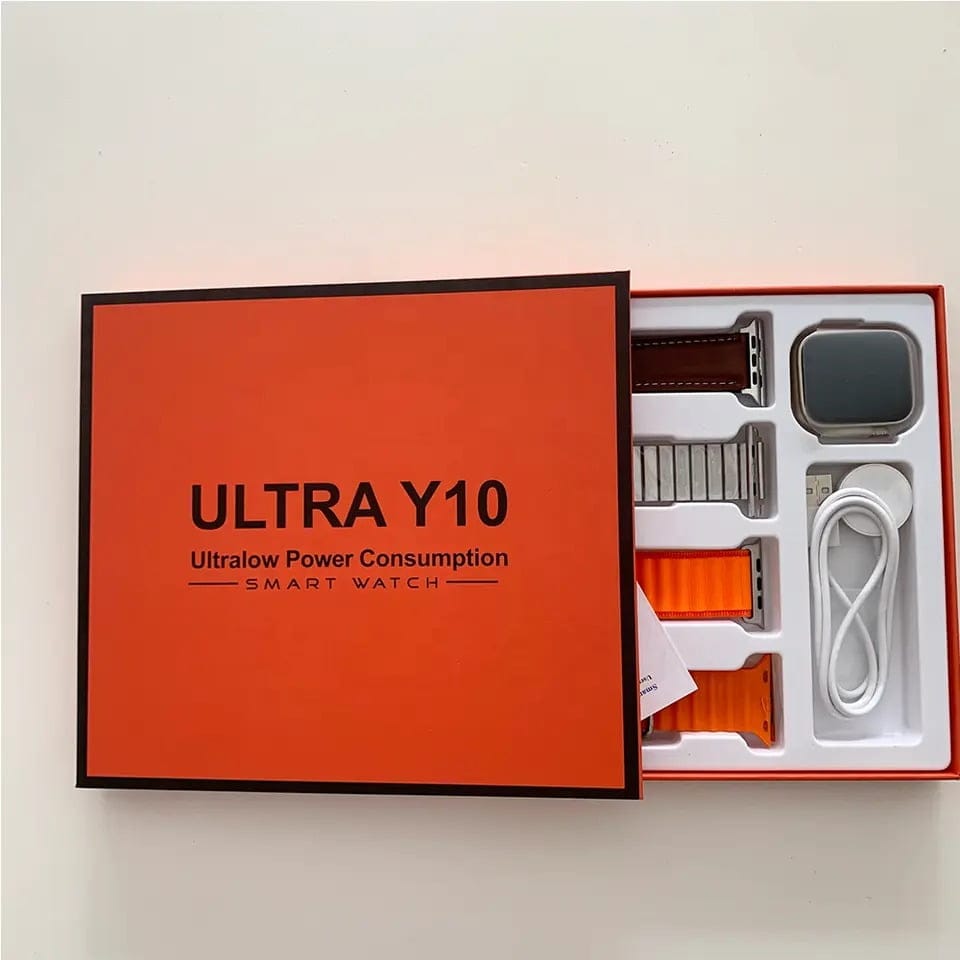 Y10 Ultra Smart Watch With 4 Straps