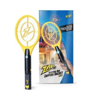 ZAP IT! Mini Bug Zapper – Rechargeable Mosquito, Fly Killer and Bug Zapper Racket