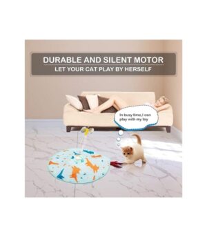 2-in-1 Rechargeable Motion Activated Interactive Cat Toys for Indoor Cats