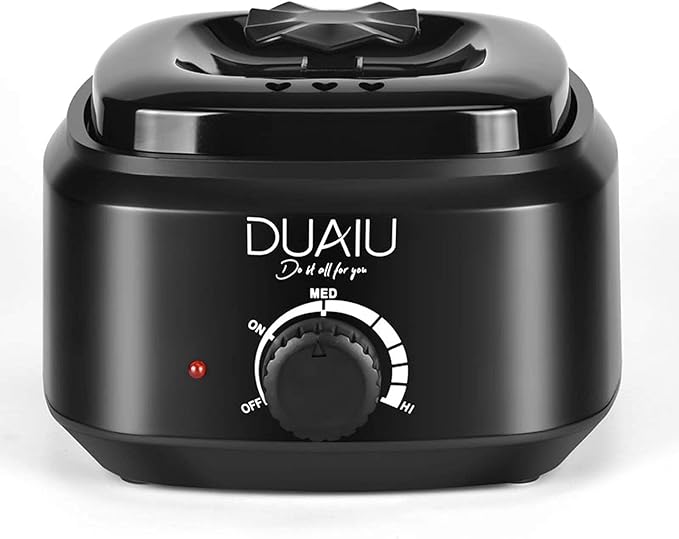 DUAIU Waxing Kit Hair Removal Wax Pot Heat-Resistant ABS Material Wax Warmer for Men-1468