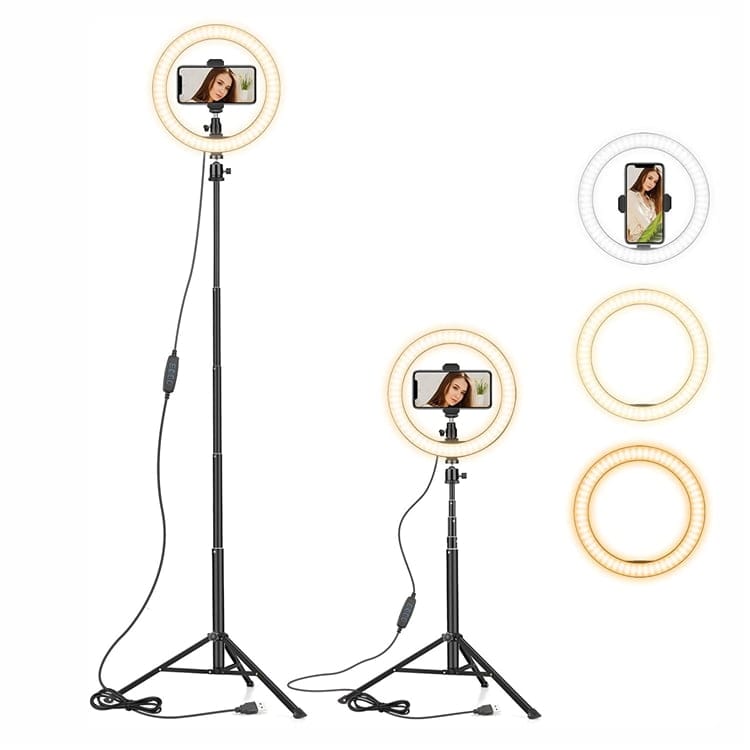 AIXPI 10 Inch LED Ring Light