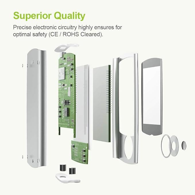 AUVON Rechargeable TENS Unit Muscle Stimulator, 24 Modes 4th Gen TENS Machine with 8pcs 2″x2