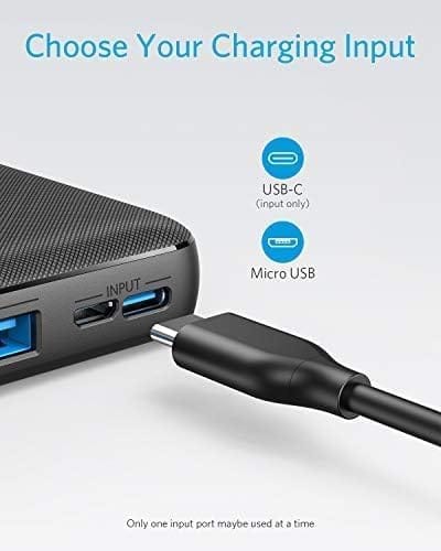 Anker Portable Charger, Power Bank, 20,000mAh Battery Pack with PowerIQ Technology