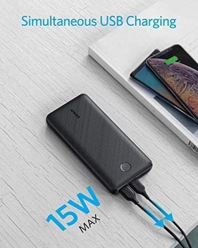 Anker Portable Charger, Power Bank, 20,000mAh Battery Pack with PowerIQ Technology