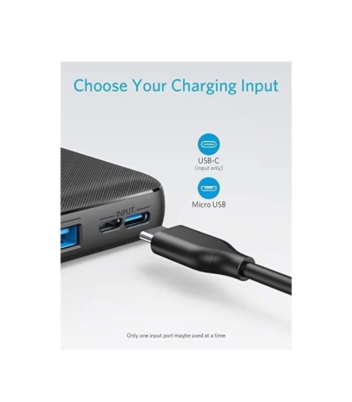 Anker Portable Charger, Power Bank, 20,000mAh Battery Pack with PowerIQ Technology