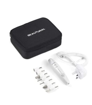 BEAUTURAL Professional Electric Manicure and Pedicure Kit, Nail File Drill, Powerful 13-Speed Nail Drill and 7 Attachment