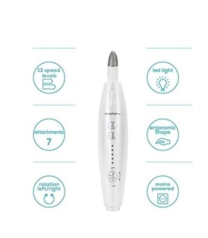 BEAUTURAL Professional Electric Manicure and Pedicure Kit, Nail File Drill, Powerful 13-Speed Nail Drill and 7 Attachment